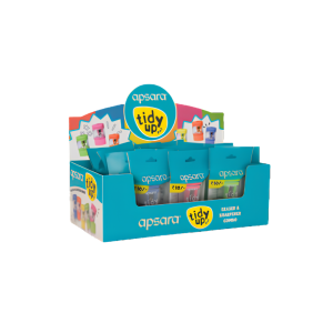 Tidy up Eraser-Sharpener Combo